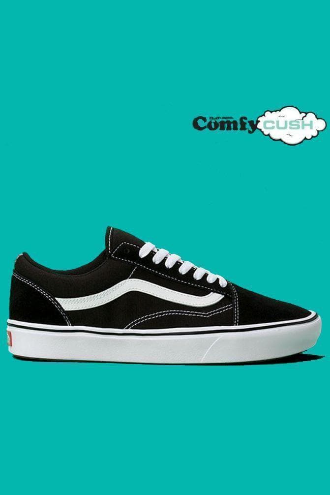 VANS OLD SKOOL COMFYCUSH - BLACK/WHITE – Pretty Rad Store