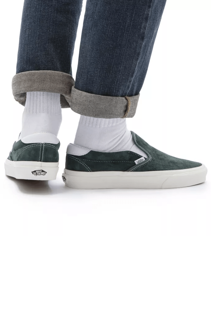 VANS SLIP ON 59 JUNGLE GREEN WHITE Pretty Rad Store