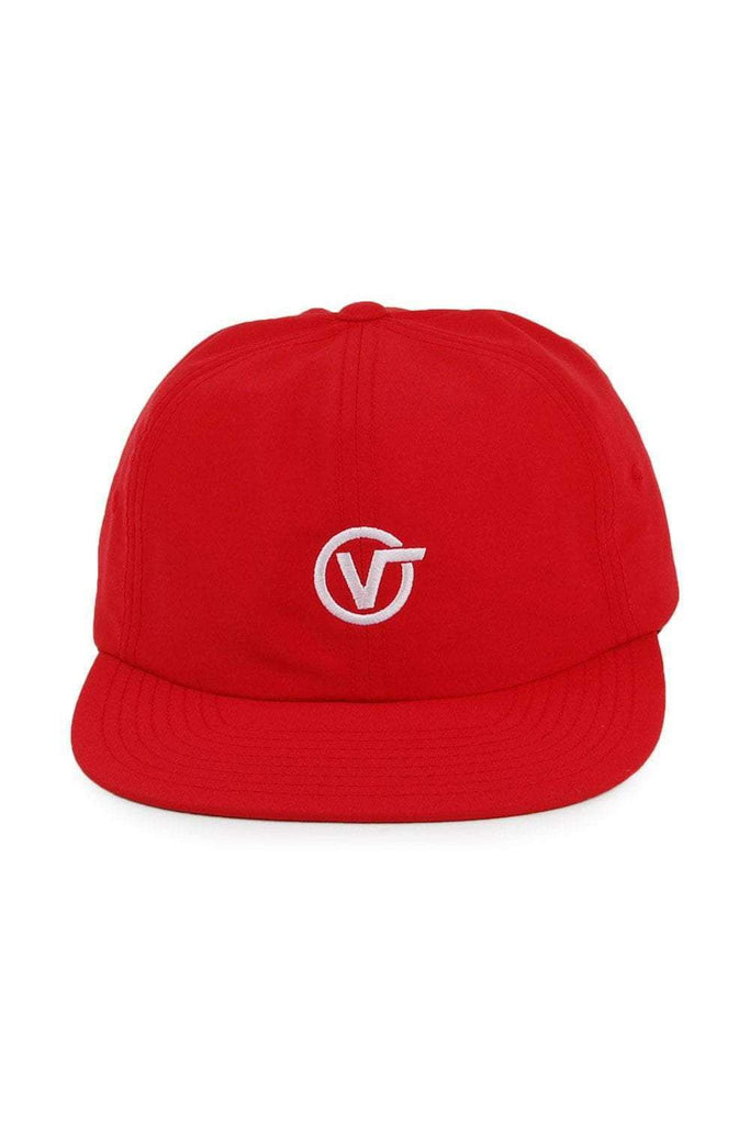 VANS HEADWEAR VANS CIRCLE V SNAPBACK CAP - RED