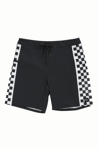 VANS SHORT VANS SIDELINES 18" BOARDSHORT - BLACK/CHECKER