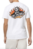 VANS TEES VANS FUEGO SKELETON TEE - WHITE