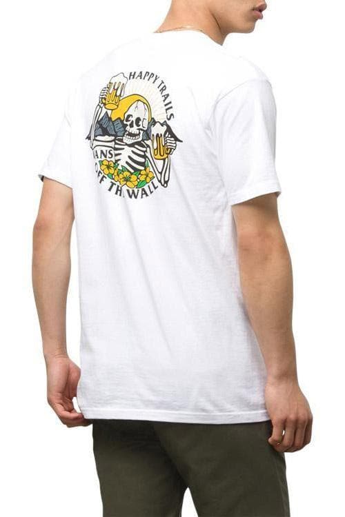 VANS TEES VANS HAPPY TRAILS TEE - WHITE