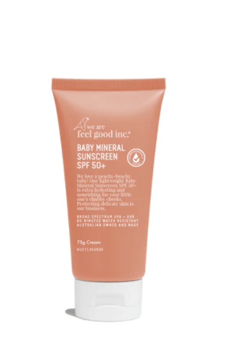 WE ARE FEEL GOOD INC. SKIN CARE WE ARE FEEL GOOD 75ML 'BABY MINERAL SUNSCREEN' SPF 50+