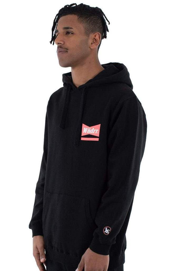 WNDRR HOODIES WNDRR CHADWICK HOOD SWEAT - BLACK