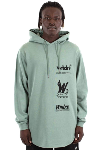 WNDRR HOODIES WNDRR ENIGMA HOOD SWEAT - OLIVE