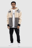 WNDRR JACKET WNDRR COUNT IT SHERPA JACKET - GREY/OFF WHITE