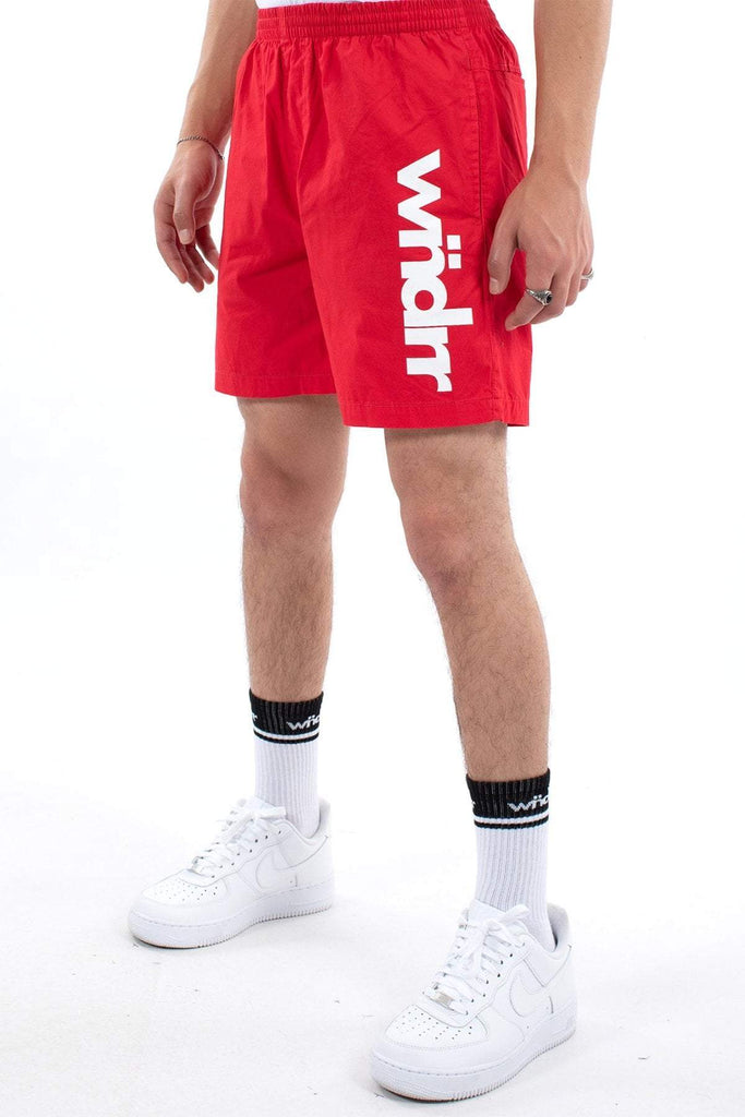 WNDRR SHORTS WNDRR LEADER BEACH SHORT - RED