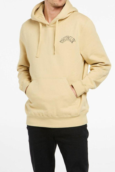 WRANGLER CREW NECK WRANGLER BURNING DESIRE HOOD - STONE