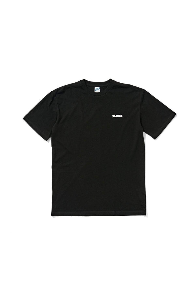 X-LARGE TEE'S X-LARGE 91 TEXT SS TEE - BLACK